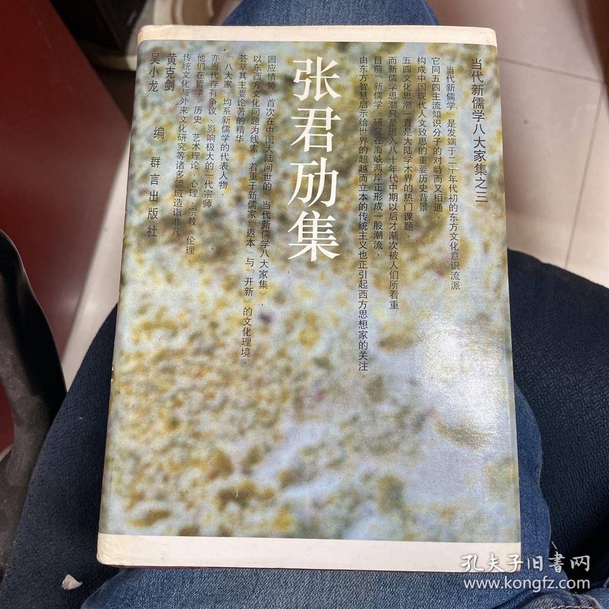 当代新儒学八大家集之三：张君劢集（精装一版一印1700册）