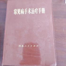 常见病手术治疗手册 塑皮精装