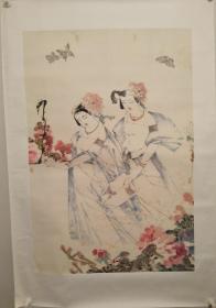 （永远保真）刘敦义，仕女画，没签名，画心98cm57cm