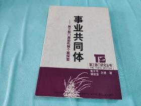 事业共同体：第三部门激励机制个案探索