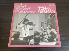 德版 Henryk Wieniawski 维尼亚夫斯基 第二小提琴协奏曲 Itzhak Perlman 帕尔曼 小提琴演奏 小泽征尔 指挥 伦敦爱乐乐团 签名不认识 无划痕 12寸LP黑胶唱片