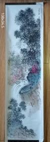 花鸟精品“山涧野趣”水墨淡彩画【尺寸】:138㎝X34.5㎝
附多幅效果图，作品未装裱！

作者介绍：施艺，字璞号玉，自由书画家。不容小觑的书画七零后，前途无量的画坛翘楚。作品最最低价，恕不议价，非诚勿扰。