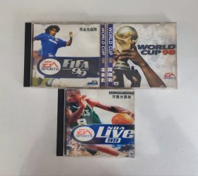 游戏光盘 FIFA99/世界杯98/NBA99打包