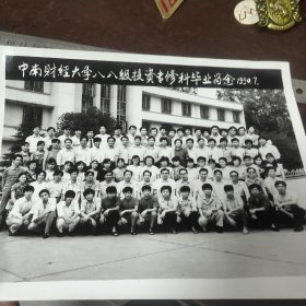 中南财经大学八八级投资专修科毕业师生留影