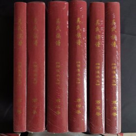 吴氏族谱 鄂滠水支（1-6全六卷）
