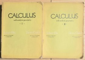 calculus with analytic geometry一二，解析几何的微积分分析 第一二集（英文版）