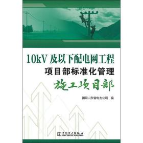 10kv及以下配电网工程项目部标准化管理 施工项目部 水利电力 国网山东省电力公司 编 新华正版