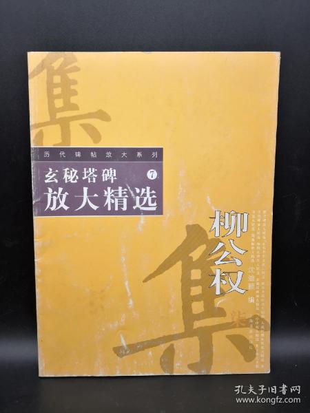 历代碑帖放大精选系列：柳公权玄秘塔碑放大精选