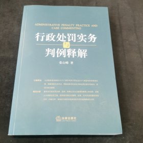 行政处罚实务与判例释解