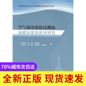 空气泡沫驱提高稠油油藏采收率技术研究