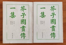 芥子园画传 山水上下册