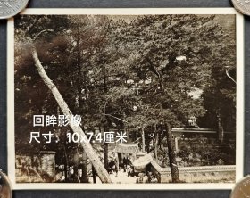 公修12，民国浙江宁波育王寺庙门老照片