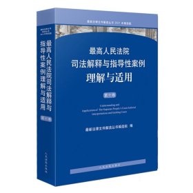 最高人民法院司法解释与指导性案例理解与适用（第十卷）