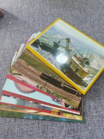 中国抚顺西露天煤矿明信片画片14张（含套）