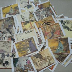 剪纸一堆（90张左右），古代人物故事，私人收藏，两面都有。