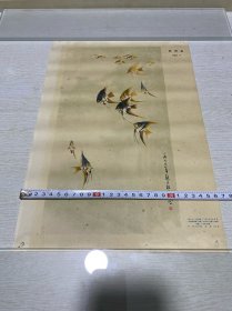 1973年八开宣传画:黄独峰作热带鱼