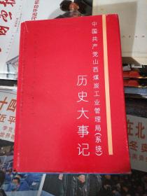 中国共产党山西煤炭工业管理局（系统）历史大事记