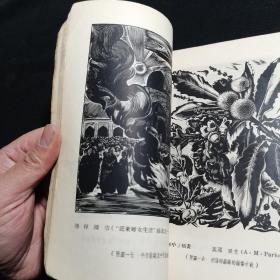 1954年初版（木刻版画技法研究）李桦编著 全书一半文字一半版画 ：人民美术出版社