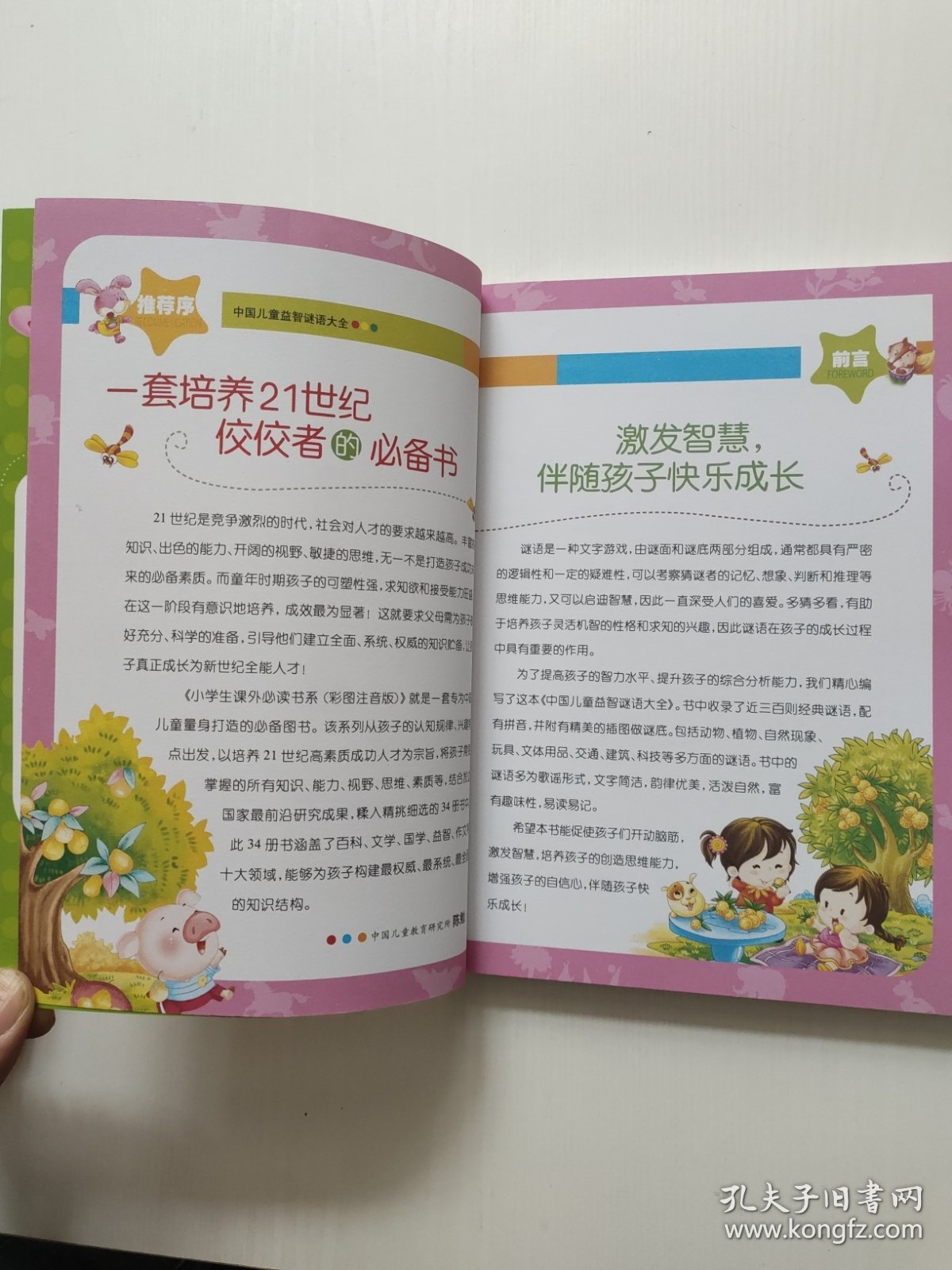 中国儿童益智谜语大全 小学生课外必读书系(彩图注音版)