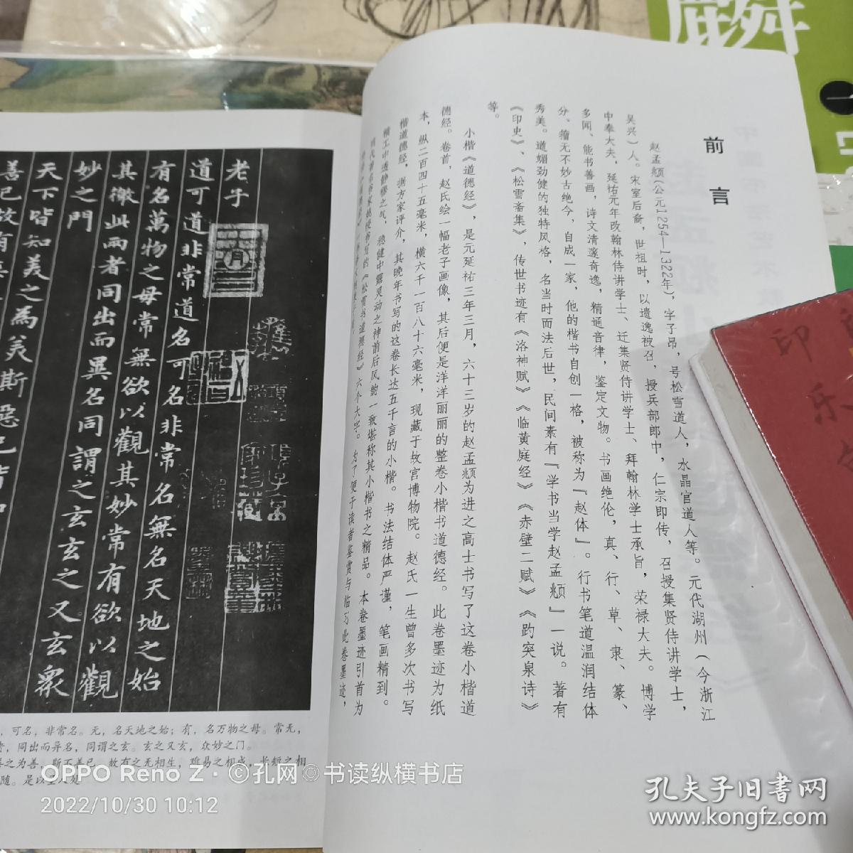 中国书法艺术教程:赵孟頫小楷《道德经》