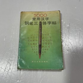 5000常用汉字钢笔三体字帖