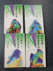 中国奇人丛书（4册合售 插图本）朝野雙棲：唐代奇相李泌，沧江虹月——宋代奇书家米芾，外野孤鸿——西晋奇玄阮籍，天地一枝——明代奇杰徐渭