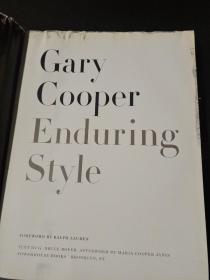 现货Gary Cooper: Enduring Style（书中有水印，不影响阅读，请看图