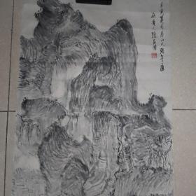 仿元王蒙青卞隐居图，158*50厘米（南22）