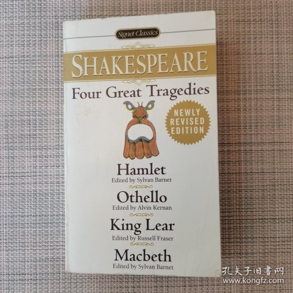 Four Great Tragedies：Hamlet, Othello, King Lear, Macbeth