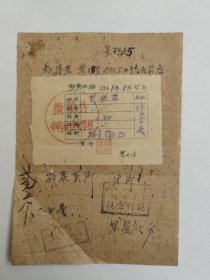 新安名医：绩溪名老中医 绩溪县中药材技术学校教师------程华基(1921～1982) 61年处方及诊费收据各三张。 【注：70年代研制成烫伤药膏、风湿药膏、肝炎糖浆，又成功地将中草药用于治疗骨髓炎、毒蛇咬伤、蜂窝组织炎等。 诊费收据盖有：程华基 处方上签有：华基处方。】