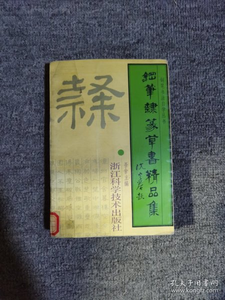 钢笔隶篆草书精品集——钢笔书法自学丛书