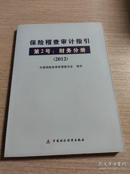 保险稽查审计指引第2号：财务分册