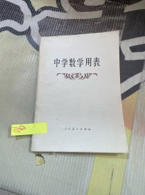 中学数学用表