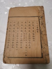 宣统年，学部图书局高等小学《地理教科书》，第一册，前后缺页，残本，存1-38课内容