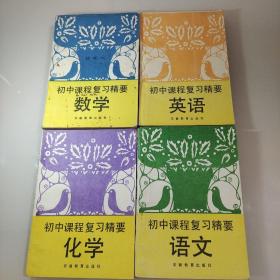 初中课程复习精要《化学、数学、语文、英语、》