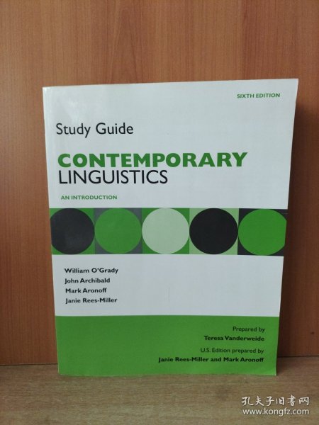 Study Guide for Contemporary Linguistics【英文原版】