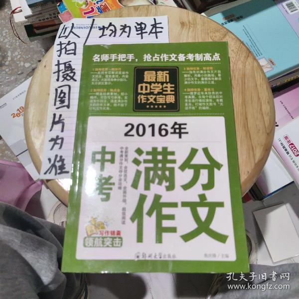 中学生作文宝典（全4册） 素材作文  中考满分作文  分类作文大全