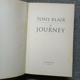 TONY BLAIR A JOURNEY(托尼.布莱尔 一段旅程)