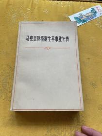 马克斯恩格斯生平事业年表