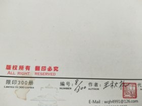 1966-1976我的自拍像（限印300册之编号8， 签名钤印本）