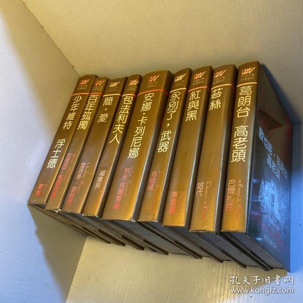 外国文学名著精品：简爱+红与黑+欧也妮·葛朗台高老头+苔丝+永别了，武器+安娜·卡列尼娜+包法利夫人+百年孤独+少年维特之烦恼浮士德巴黎圣母院 10册合售）