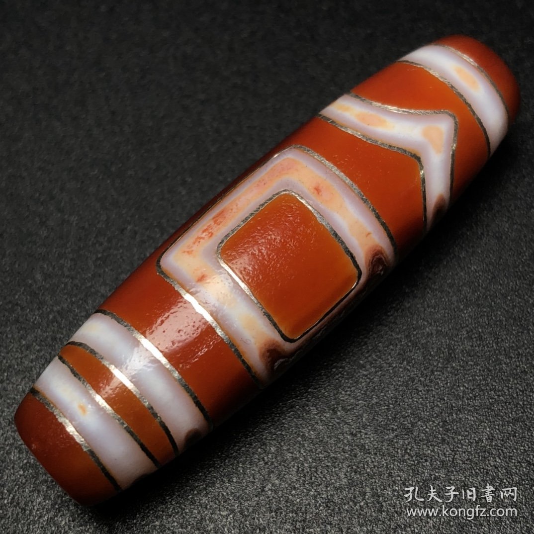【息增怀天珠】 尺寸：49*14毫米 重量15.5克