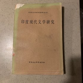 印度现代文学研究