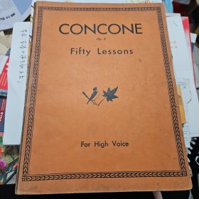 CONCONE Op.9 Fifty Lessons