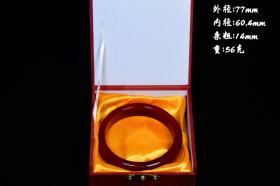 旧藏新疆和田玉籽料手镯，玉质细腻油润，无杂质棉絮，沁色自然入骨，品相完美