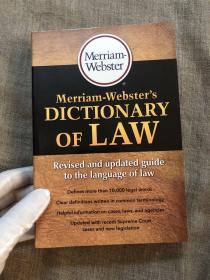 Merriam-Webster's Dictionary of Law 韦氏法律词典 2016年新修订版【英文版】