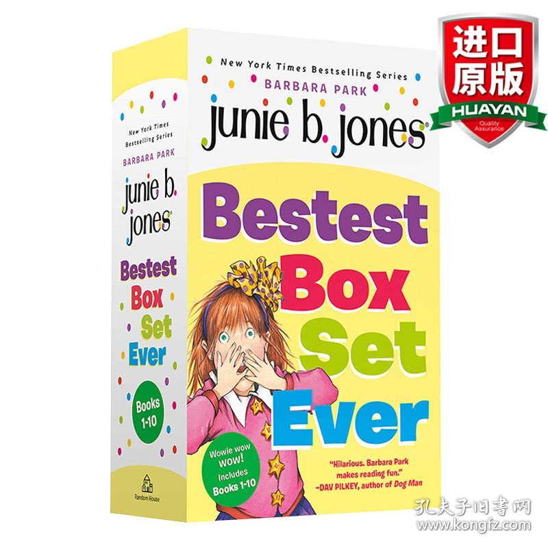 英文原版 Junie B Jones 10Bk Boxset 琼斯10册套装 英文版 进口英语原版书籍
