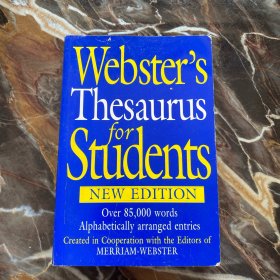 Webster's Thesaurus For Students