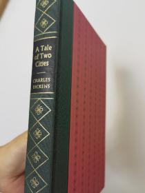 1985年Charles Dickens： A Tale of Two Cities _ 狄更斯《双城记》，英文原版, 布面精装带函套，精美插图