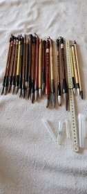 用过的旧毛笔20支有好有坏请仔细图品自定看清看好再买售后不退